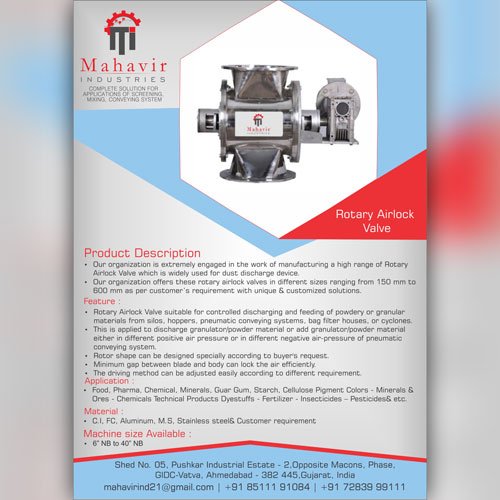 Rotary Airlock Valve Manufacturer