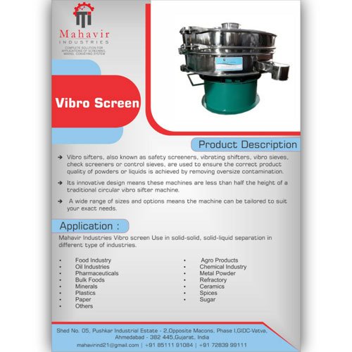 VIBRO SCREEN MACHINE
