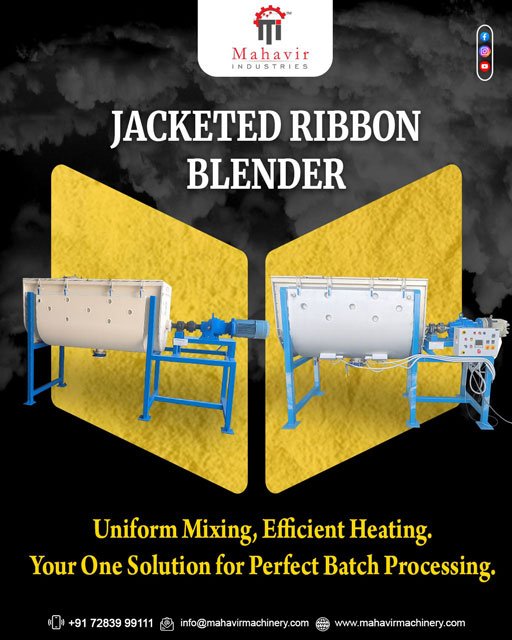Jacketed Ribbon Blender 