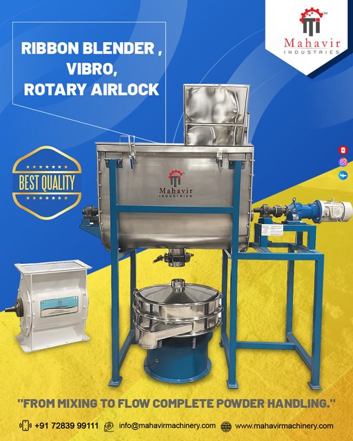 Industrial Ribbon Blender Manufacturer